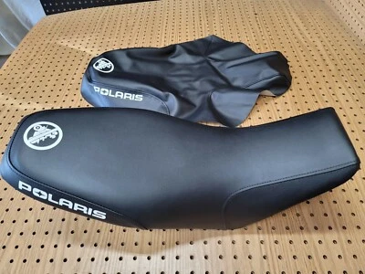 POLARIS OUTLAW50 POLARIS PREDATOR50 SEAT COVER 2003 TO 2019 (BLACK) [P*-24] - Image 1 of 4