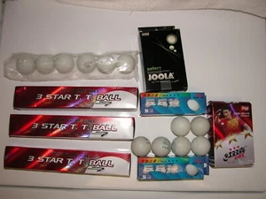 Pelotas de ping pong de tenis de mesa 3 estrellas 4 docenas 48 pelotas nuevas y usadas  - Imagen 1 de 1