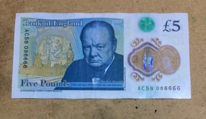 AC58 086666 - NEW £5 NOTE 💷 BANK 🏦 OF ENGLAND 🇬🇧 - Picture 1 of 7