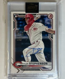 2022 Topps Archives Signature Series 2021 Bowman Auto RC Tyler Stephenson  /40 - Picture 1 of 1