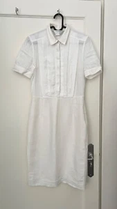 Max Mara white linen dress, size AU 8 - 10 (IT42) - Picture 1 of 4
