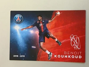 Biglietto autografo Benoit Kounkoud Paris Saint-Germain stampato #34266 - Foto 1 di 1