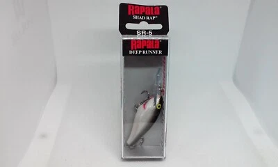 Rapala Shad Rap SR-5 S Silver 2" Deep 3/16oz. Diving Crankbait Fishing Lure NEW - Image 1 of 4