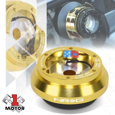 Adaptador de cubo de volante NRG cromado dorado para camioneta Toyota Supra Camry Celica Foto 1 de 4