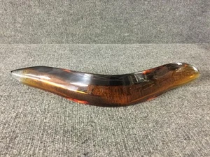 MCM Exbor J Rozinek & S Honzik Tschechoslowakei Glas 17" Muräne Fisch Skulptur - Bild 1 von 5