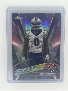 2024 Topps Chrome Future Stars Refractor Keon Coleman Rookie RC #FS - 10 Bills - Bild 1 von 2