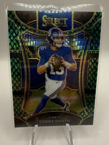 2023 Panini Select Tommy Devito Rookie Dragon Scale Prizm /70 Giants RC - Bild 1 von 2