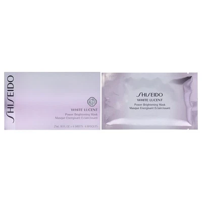 White Lucent Power Brightening Mask by Shiseido for Unisex - 6 Pc Mask - Image 1 of 4