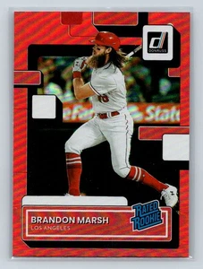 Donruss Holo Red #41 2022 Brandon Marsh Los Angeles Angels - Imagen 1 de 2