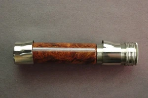 Fliegenrutenrollensitz Redwood Burl 11466 Screwlock Neusilber 0,375" Bohrung - Bild 1 von 8