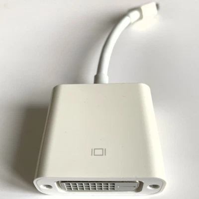 Apple Mini DisplayPort to DVI-Adapter Modell A1305 MD570LL/B  Weiß Gebraucht TOP - Bild 1 von 4
