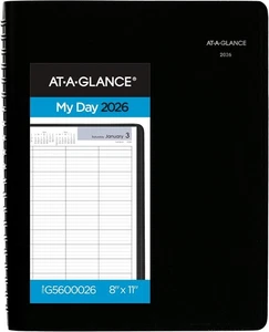 2026 At-A-Glance DayMinder G560-00 4-Person Daily Appointment Book 8"x11" - Picture 1 of 7