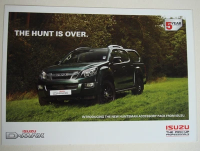 Isuzu . D Max . Isuzu D Max Huntsman Accessories . Sales Leaflet - Image 1 of 2