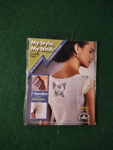 DMC Embroidery Iron-on - Cutesy Collection My Style My Stitch Transfer Pack Nos - Picture 1 of 2