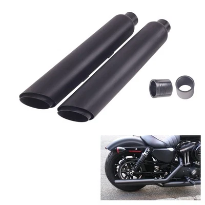 SHARKROAD 3" Exhaust Slip on Pipes for 2014-Up Harley Sportster Mufflers Upgrade - Image 1 of 4