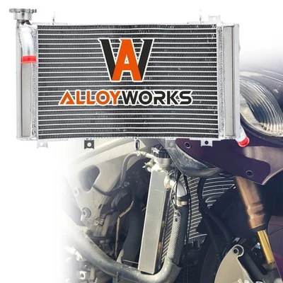 Aluminum Radiator Fits 1999-07,2000,2005 2004 Suzuki GSXR1300 HAYABUSA Foto 1 de 4