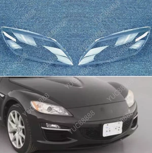 Left & Right Headlight Clear Lens Covers Fits For 2009-2011 Mazda RX-8 Coupe - Bild 1 von 13