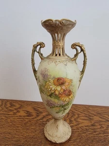 Antike Alexandra Porzellan Royal Vienna Vase - Bild 1 von 9