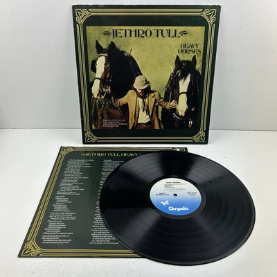 Jethro Tull Heavy Horses Vinyl LP Record 1978 A5/B4 Texture Sleeve Album CHR1175 - Image 1 of 4
