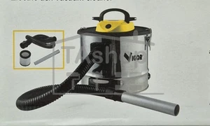 Bidone aspiracenere vigor aspir-el inox lt 15 watt 800 - Foto 1 di 1