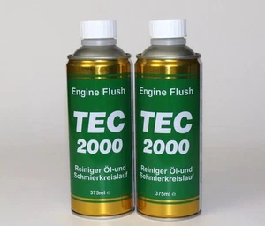 2 x TEC 2000 Powerful Engine Flush For Petrol Diesel Or Gas Engines - Picture 1 of 1