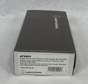 New In Box Audio Technica AT8801 48V Single-Channel Phantom Power Supply - Picture 1 of 4