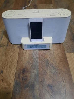 IPOD 4ª Generación + Sony Dream Machine Reloj Radio Base de Audio PROBADO Foto 1 de 4