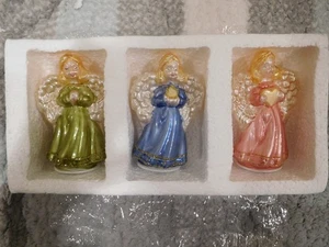 Quecksilber Glas beleuchtete Engel von Valerie ~ 3er Set ~~ weiße Haut - Bild 1 von 5