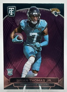 2024 Totalmente Certificato - Brian Thomas Jr (RC) Specchio Viola Jacksonville Jaguars - Foto 1 di 2