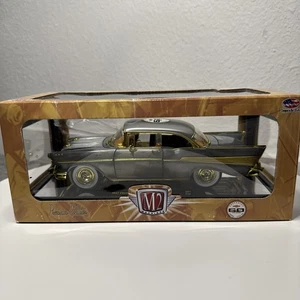 M2 Machines 1957 Chevrolet Bel Air Super Chase Raw Metal 1/24 60th Anniv 168 Pcs - Picture 1 of 18