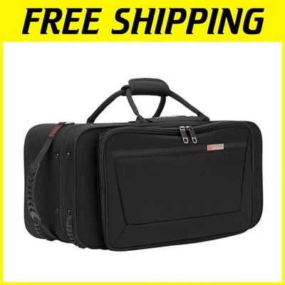 Estuche Trompeta Premium Resistente a Impactos con Organizador y Etiqueta de Identificación de Equipaje, Negro Foto 1 de 4