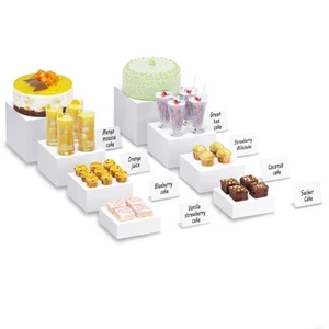 Buffet-Auflagen mit Mini-Schildern, Essensstufen für Buffettisch, Aufsteller für... - Bild 1 von 7