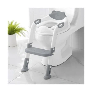 Sedile Allenamento Vasino con Scala Sgabello a Passo, SKYROKU Vasino Training Toilette per... - Foto 1 di 8