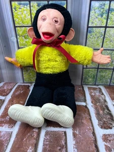 De colección Zippy Monkey Mr Bim Peluche Goma Cara Plátano - Imagen 1 de 21