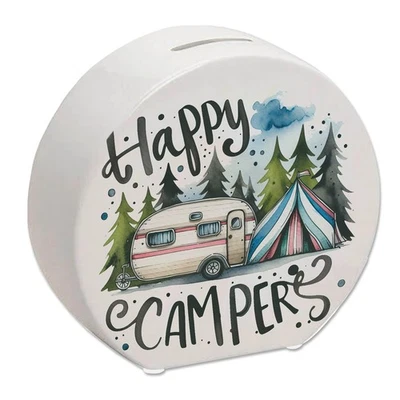 Happy Campers Wohnwagen Spardose - Bild 1 von 4