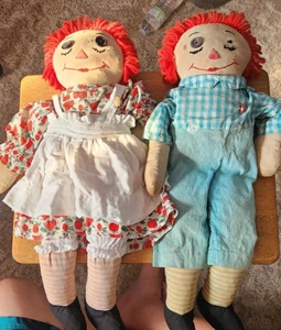 vintage 24 in raggedy ann and andy attic estate find - Picture 1 of 11