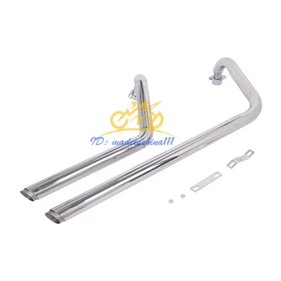 For Honda Shadow ACE 1100 1995-2008 VT1100C Full Exhaust System Muffler End Pipe - Image 1 of 4