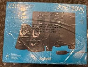 Logitech Z313 2.1 Multimedia Speaker System with Subwoofer Full Range Audio-NEW! - Photo 1/4