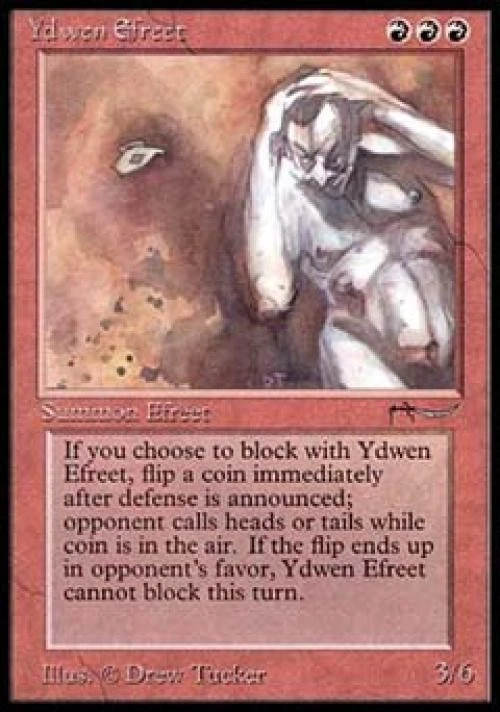 MTG English Ydwen Efreet Light Play Normal Arabian Nights - Image 1 of 1