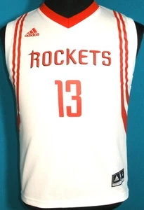 Youth Medium Adidas NBA Houston Rockets #13 James Harden Basketball Jersey - Picture 1 of 5