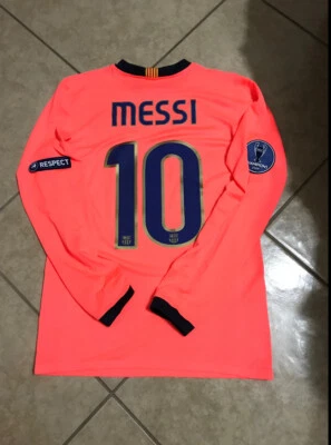 Barcelona Messi CL Player Issue Argentina Shirt Football Nike Jersey - Image 1 of 4