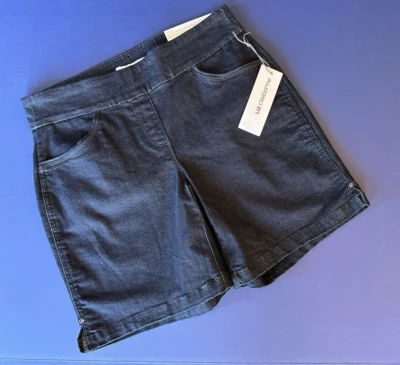  Pantalones Cortos Liz Claiborne Ámbar DENIM TIRO MEDIO Cómodos Elastizados Talla 4 NUEVO Foto 1 de 4