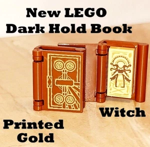 New LEGO Book Magic Spells Witch Wiccan Woman Power DARK Hold Printed Page - Picture 1 of 2