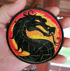 3 Pcs. Mortal Kombat Dragon Game of Thrones Badge Embroidered Iron-On Sew patch - Picture 1 of 7