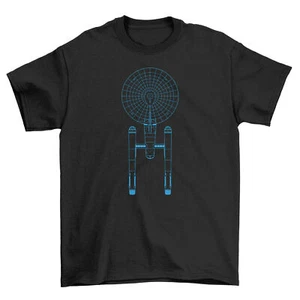 Constitution Class Ship T-shirt - Engage in Style with this Funny Tee! - Picture 1 of 46
