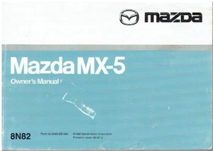 MAZDA MX-5 Mk2 (NB SERIES) ORIGINAL 1998 OWNERS INSTRUCTION & MAINTENANCE MANUAL - Picture 1 of 1