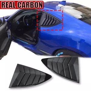 Carbon fiber Side Window Louver Shutter Fiber For Toyota GT86 Subaru BRZ 13-22 - Picture 1 of 9