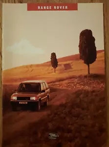 1994 RANGE ROVER car sales brochure. UK catalogue / prospekt - Picture 1 of 7