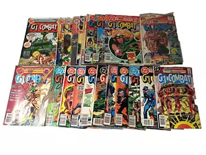 Lote De Colección De 21 DC Comics GI Combat Ediciones Mezcladas Entre 165 y 276 - Imagen 1 de 4