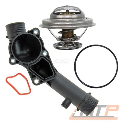 THERMOSTATGEHÄUSE + THERMOSTAT KÜHLMITTEL KÜHLUNG FÜR BMW 5-ER E39 520 523 528 - Bild 1 von 4